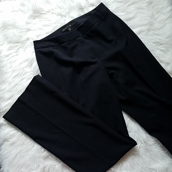 Lafayette 148 New York Pleated Crepe Pants - Picture 3 of 6